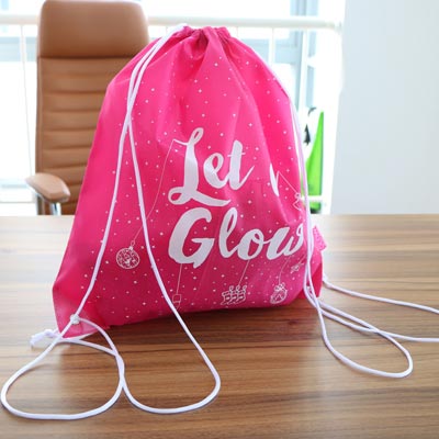 Polyester Bag PO-044 Waterproof 210D Polyester Drawstring Gift Bag