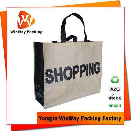 NW-122 Cheap Handle PP Non-Woven Tote Reusable Shopping Bag
