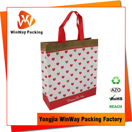 PNW-087 Cheap Price Customized Promotional Heat Seal PP Non Woven Bags