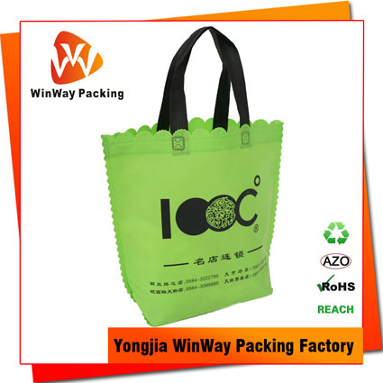 NW-178 Cheap recycle non woven printed carrier bag