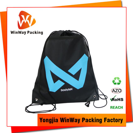 PO-086 China factory zipper locked 420D polyester bag backpack