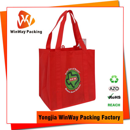 NW-143 Reinforced Heat Transfer Printing Non Woven TNT Tote Bag