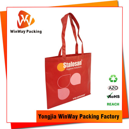 PNW-088 Wholesale Cheap Folding Recyclable Laminated Non Woven Bag