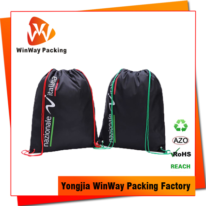 PO-053 Cheap Price 210D Polyester Drawstring Sport Bag