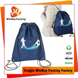 Polyester Bag PO-054 420D Polyester Heat Transfer Printing Pormotion Drawstring Bag