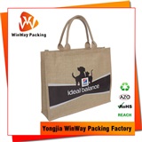 Jute Bag JT-024 High Quality Waterproof Promotional Jute Bag with Zipper