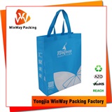 PP Non Woven Shopping Bag PNW-091 Ultrasonic wave pp non woven advertising slogan shopping bag