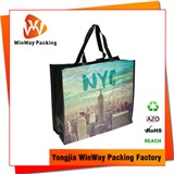 PP Woven Shopping Bag Laminated Reusable Custom PP-112 Woven Foldable Bag