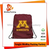 Polyester Bag PO-008 Custom Printed Polyester Drawstring Sports Gym Bag