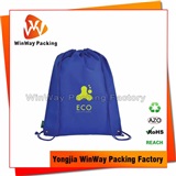 Polyester Bag PO-010 Custom Printed Non Woven Reusable Drawstring Bag