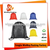 Polyester Bag PO-014 Backpack Style 210D Polyester Gym Sack Drawstring Bags