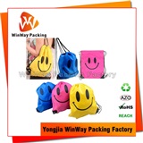 Polyester Bag PO-018 Cute Logo Personalized Drawstring Bags for Kids