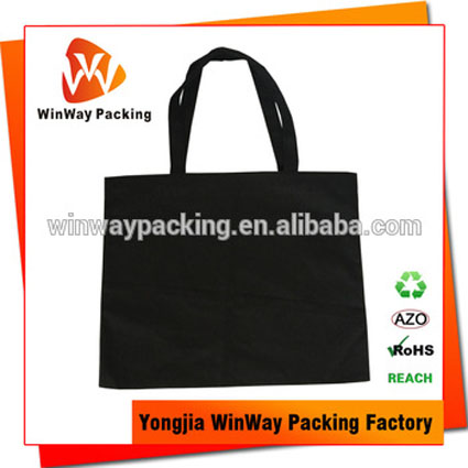 CT-017 handle style 10oz natural black cotton bag