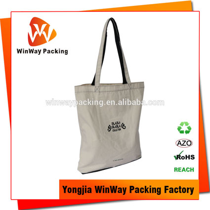 CT-019-2 France Market eco promotional tote bag cotton canvas