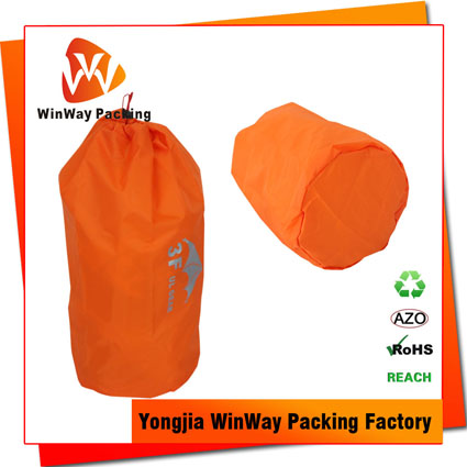 PO-081 custom outdoor sports hiking camping drawstring polyester bag