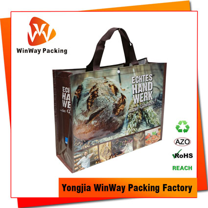 Laminated PP-111 Woven Recycled Bags with Logo