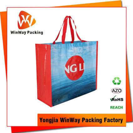 Laminated Woven Oem Reusable Shopping Bag PP 106