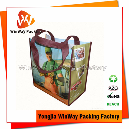 PNW-027 Laminated PP Non Woven Eco Friendly Shopping Bag