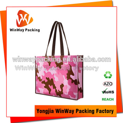 PNW-035 Cheap Price Recycled Non Woven Laminated Shopping Bag